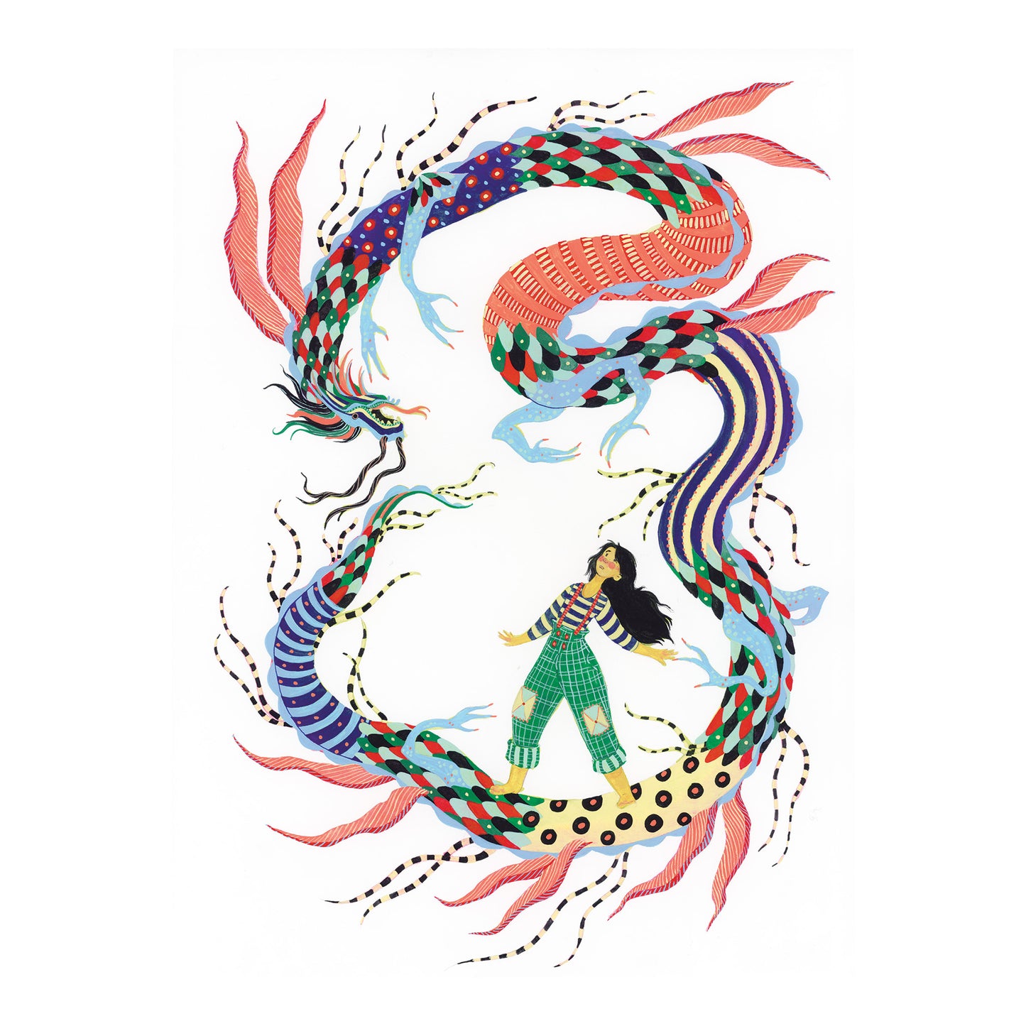Barefoot Dagon 10x14 art Print