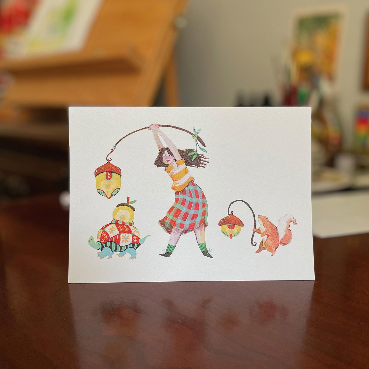 Lights and Lanterns Horizontal Greeting Card